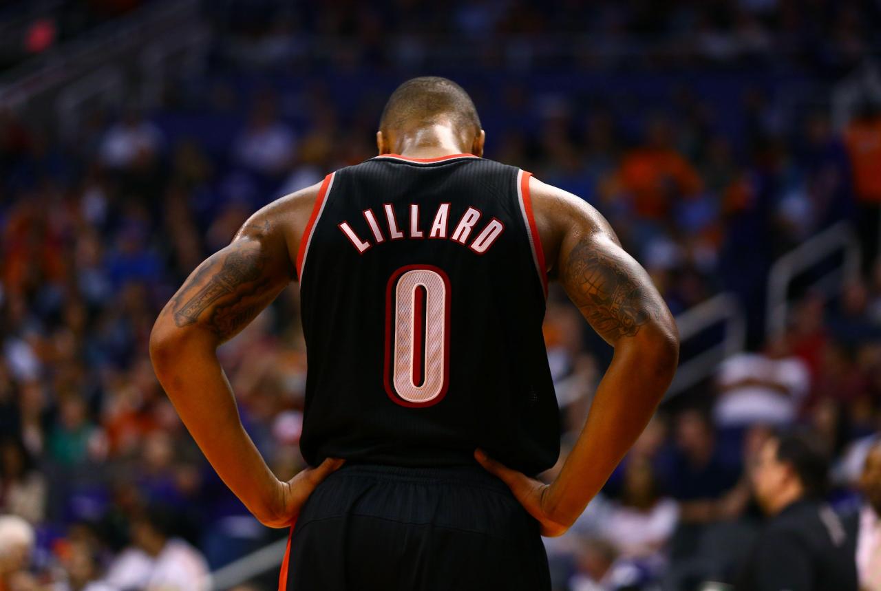 Lillard damian blazers trail portland workout summer caught burner odds player account next hurd lamar gardner sean getty chatsports